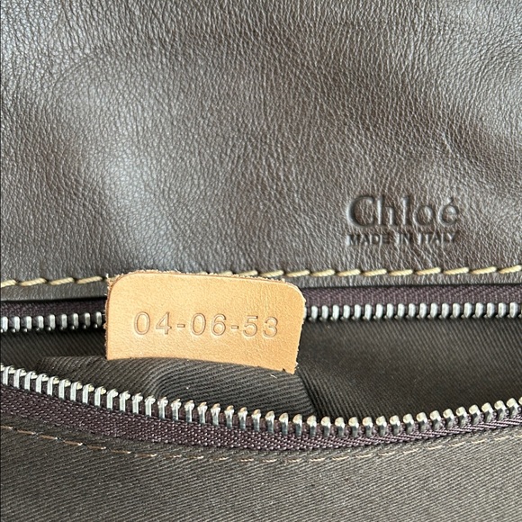 Authentic Large Chloe Espresso Leather Travel Bag - Picture 2 of 10